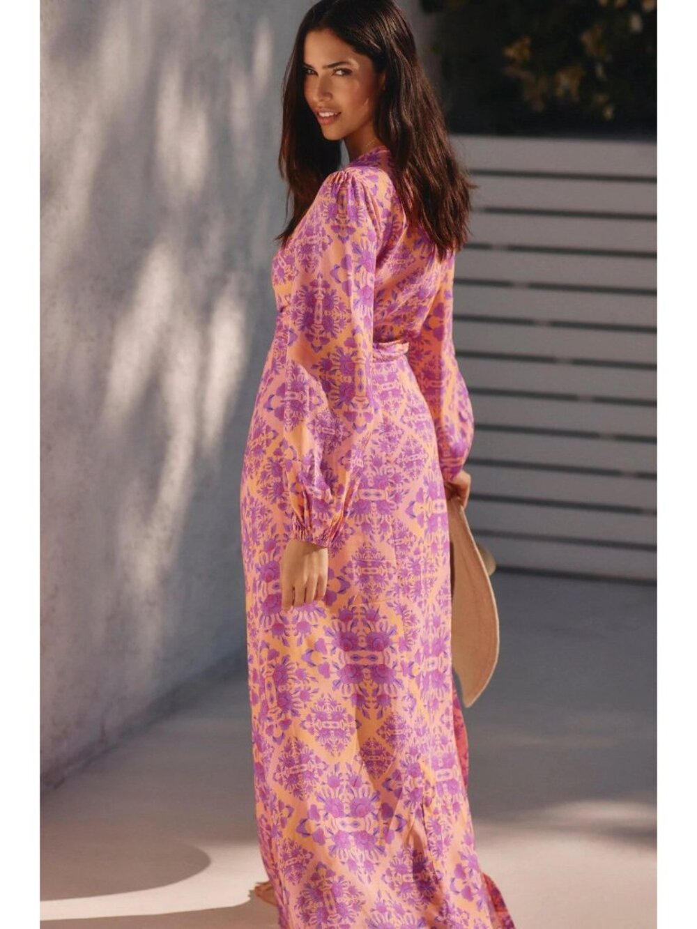 LULI FAMA Ready To Wear Maxi‎ Dress  ANTHROPOLOGIE